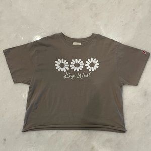 Key West League cropped t-shirt, XL